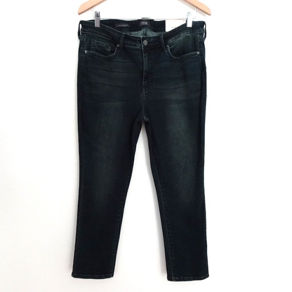 NYDJ Jeans Petite Women's Size 4P Blue Stretch Denim Alina Legging Ankle